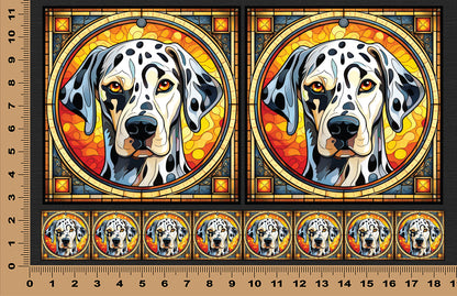 DecoCraft - Scenic Elevated Texture Tiles - Dalmatian