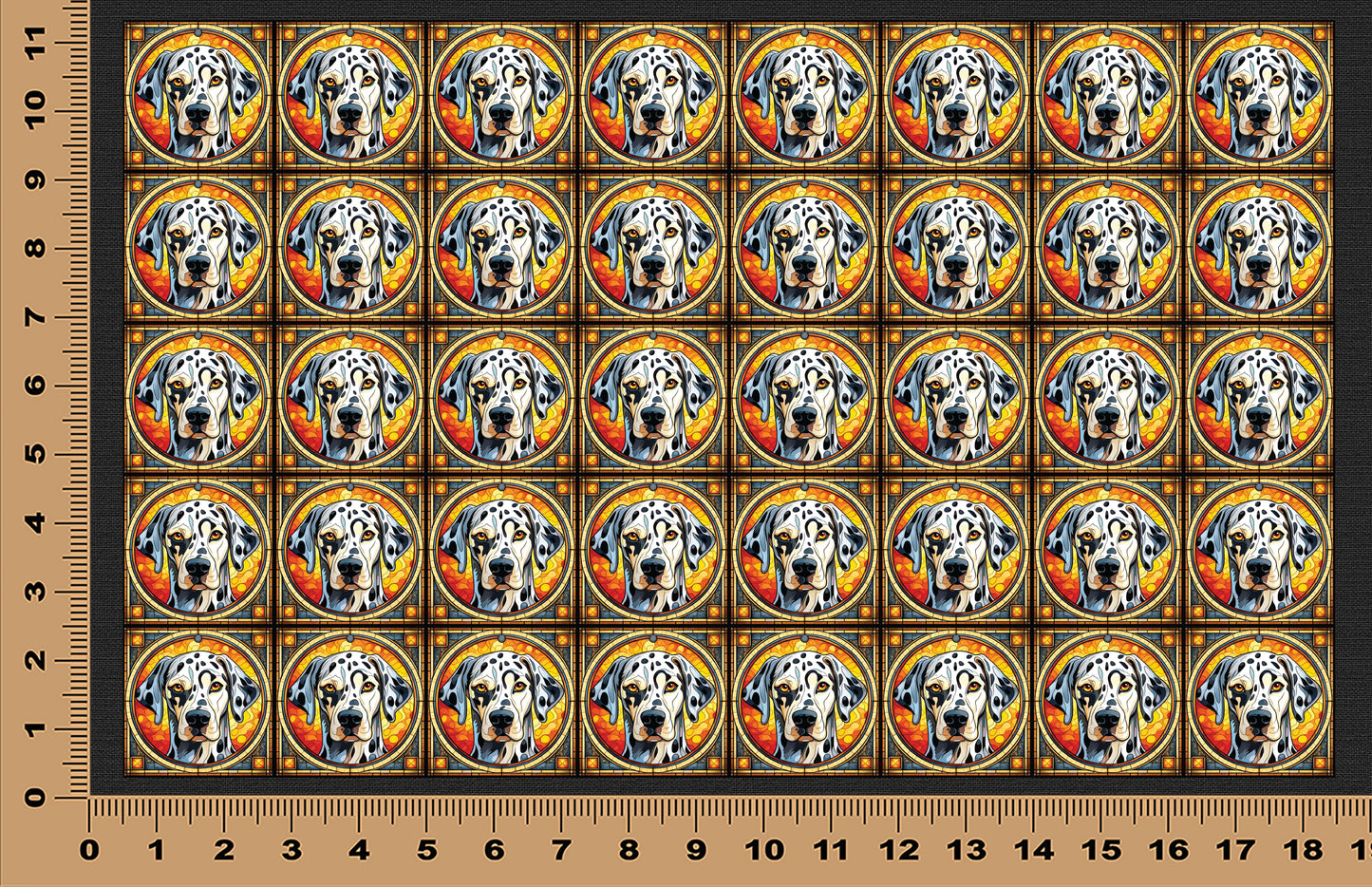 DecoCraft - Scenic Elevated Texture Tiles - Dalmatian