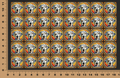 DecoCraft - Scenic Elevated Texture Tiles - Dalmatian
