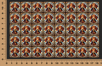 DecoCraft - Scenic Elevated Texture Tiles - Dachshund I