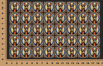 DecoCraft - Scenic Elevated Texture Tiles - Doberman