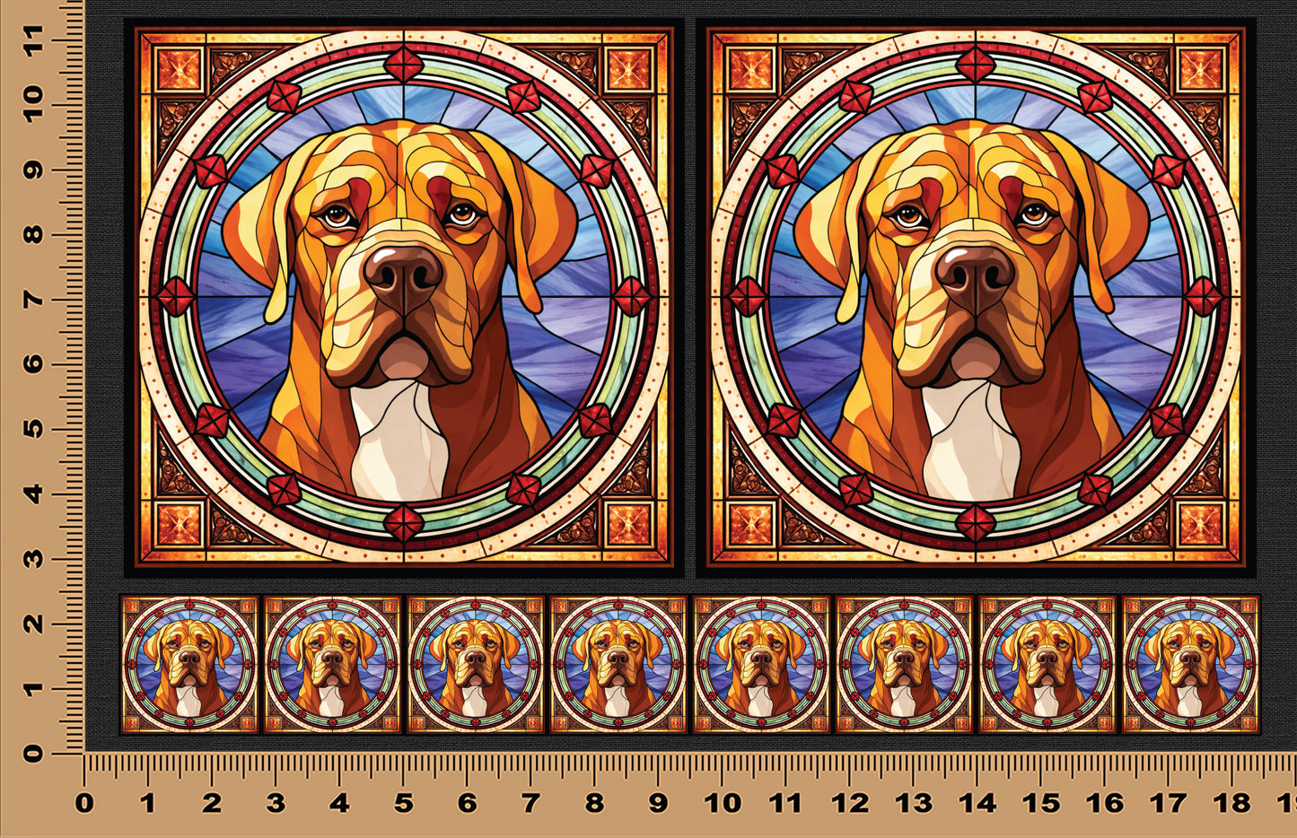 DecoCraft - Scenic Elevated Texture Tiles - Douges De Bordeaux