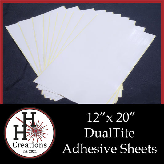 DualTite Adhesive 12" x 20" Sheets