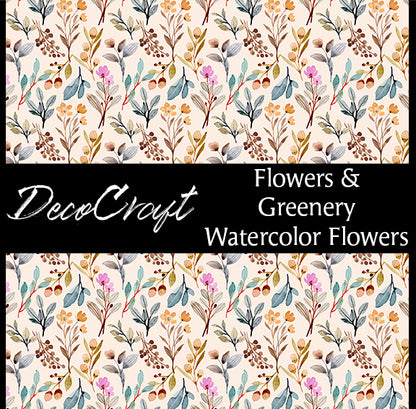 DecoCraft - Flowers & Greenery - Watercolor Flowers