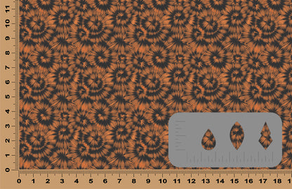 DecoCraft - Halloween - Orange Tie Dye