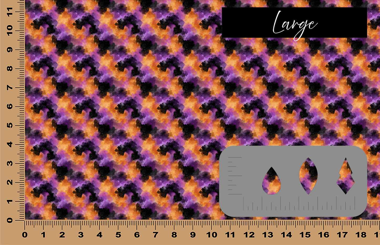DecoCraft - Halloween - Abstract Inks - Orange, Purple, & Black