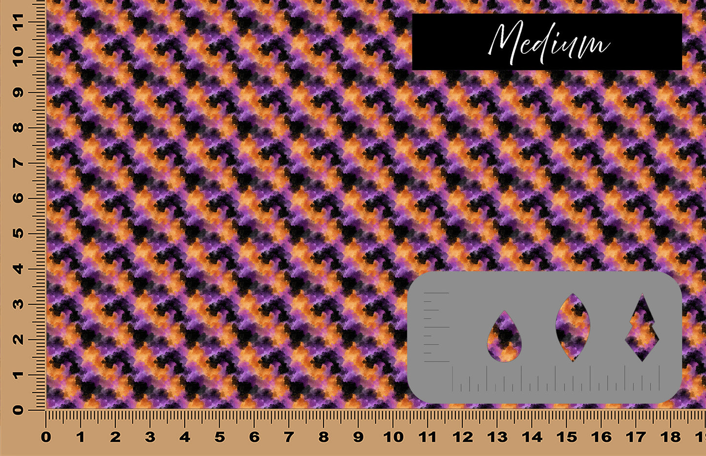 DecoCraft - Halloween - Abstract Inks - Orange, Purple, & Black