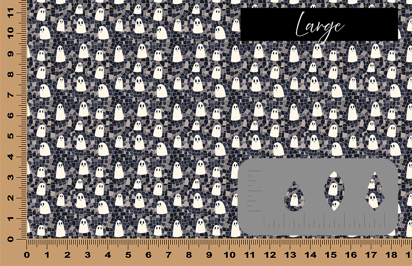 DecoCraft - Halloween - Mosaic Ghosts