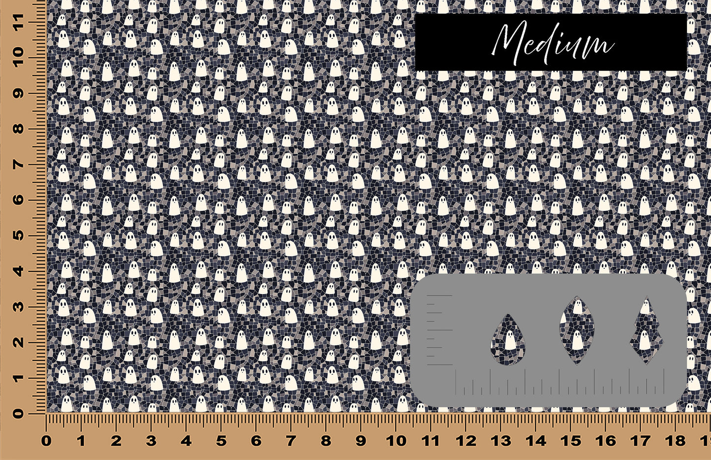 DecoCraft - Halloween - Mosaic Ghosts