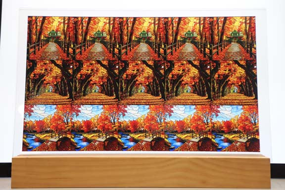 DecoCraft - Scenic Elevated Texture Tiles - Autumn Pathways