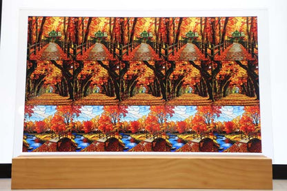 DecoCraft - Scenic Elevated Texture Tiles - Autumn Pathways