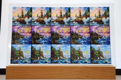 DecoCraft - Scenic Elevated Texture Tiles - Lighthouses - Coastal Beacons