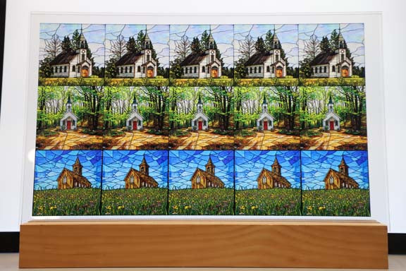 DecoCraft - Scenic Elevated Texture Tiles - Churches - Countryside Worship