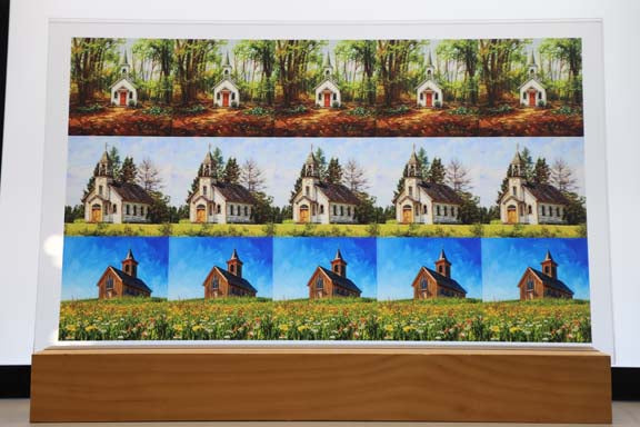 DecoCraft - Scenic Tiles Series - Churches - Countryside Worship