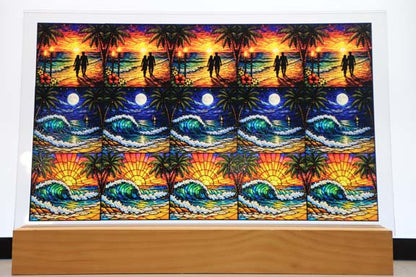DecoCraft - Studio 1375 - Scenic Elevated Texture Tiles - Costal Light Assortment