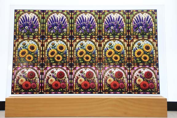 DecoCraft - Studio 1375 - Scenic Elevated Texture Tiles - Garden Window Assortment