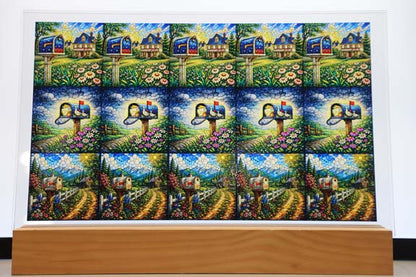DecoCraft - Studio 1375 - Scenic Elevated Texture Tiles - Countryside Mailboxes Assortment