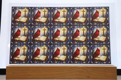 DecoCraft - Studio 1375 - Scenic Tiles Series - Faithful Cardinal