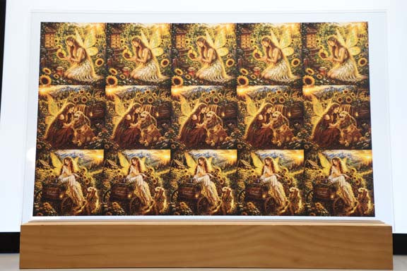 DecoCraft - Studio 1375 - Scenic Tiles Series - Sunflower Faries