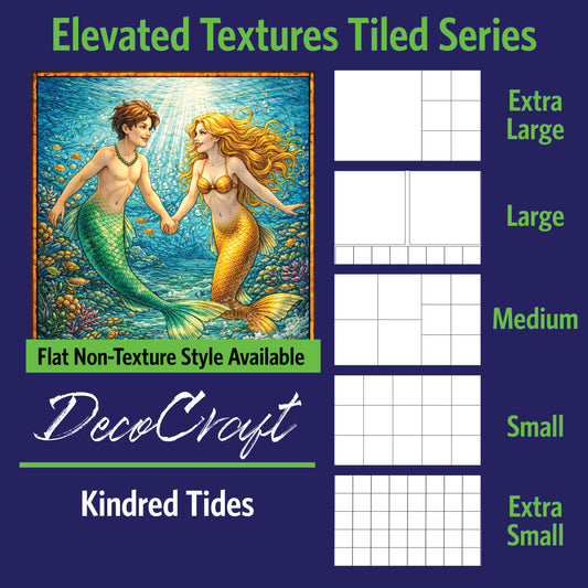 DecoCraft - Scenic Elevated Texture Tiles - Kindred Tides