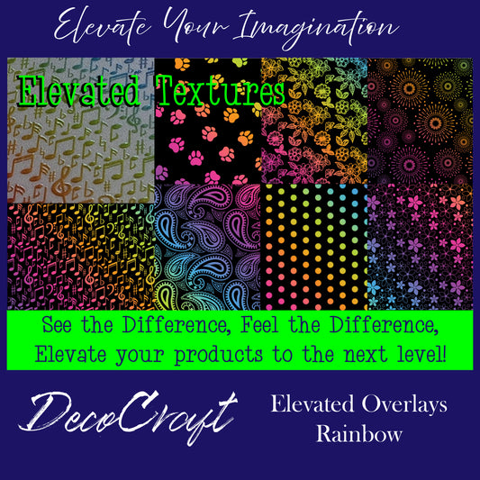 DecoCraft - Elevated Textures - Rainbow Pattern Overlays