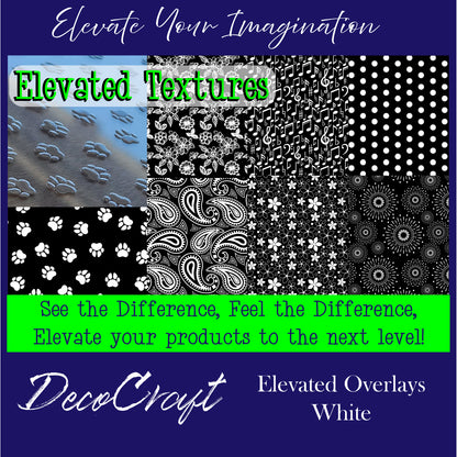 DecoCraft - Elevated Textures - White Pattern Overlays