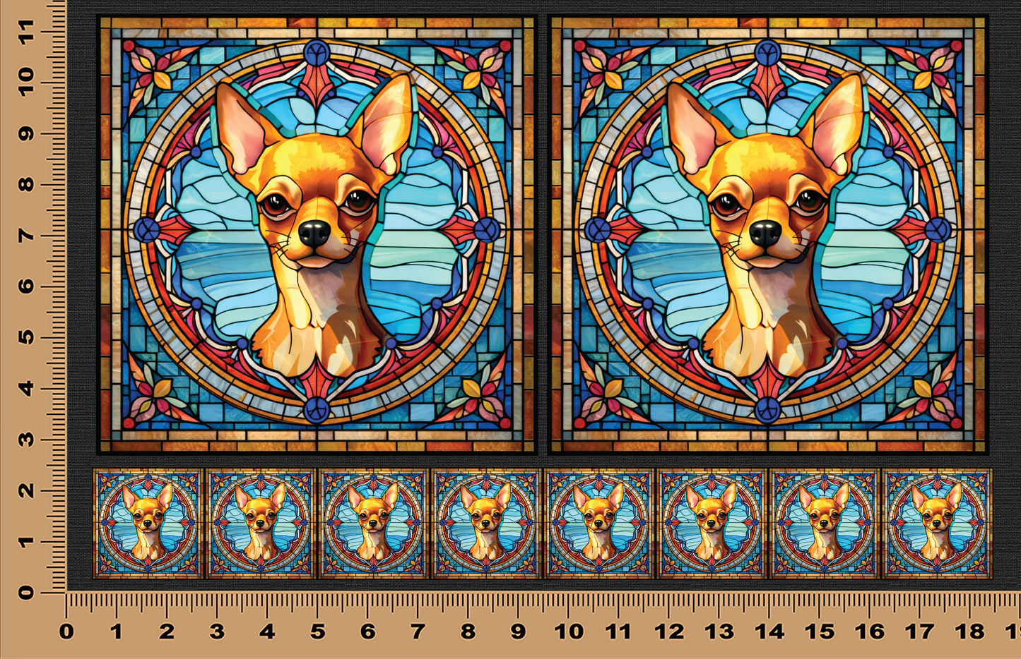DecoCraft - Scenic Elevated Texture Tiles - Chihuahua