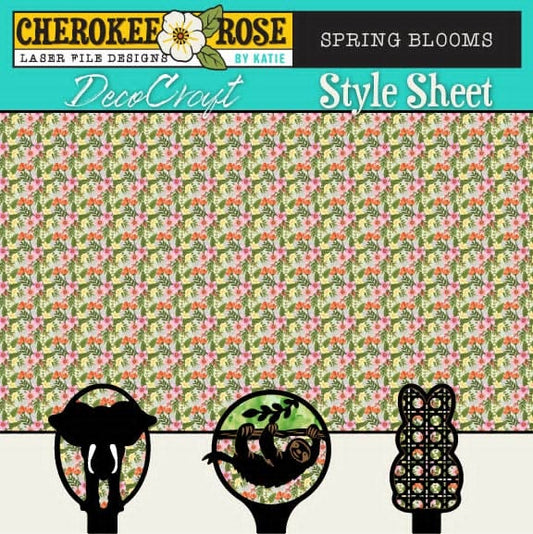 DecoCraft - Cherokee Rose - Style Sheet - Spring Blooms